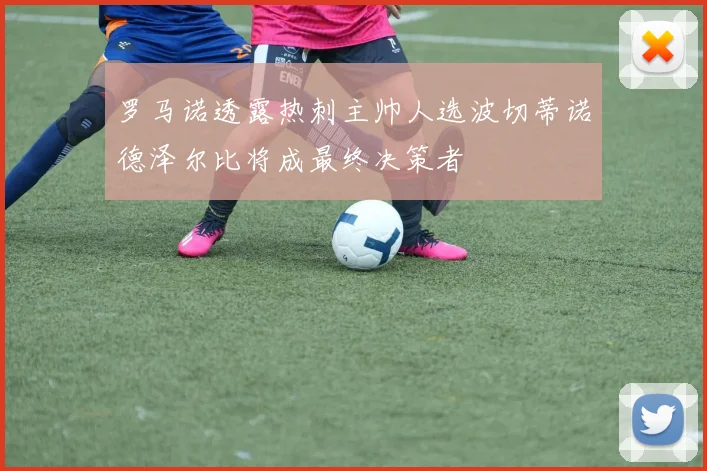 罗马诺透露热刺主帅人选波切蒂诺德泽尔比将成最终决策者